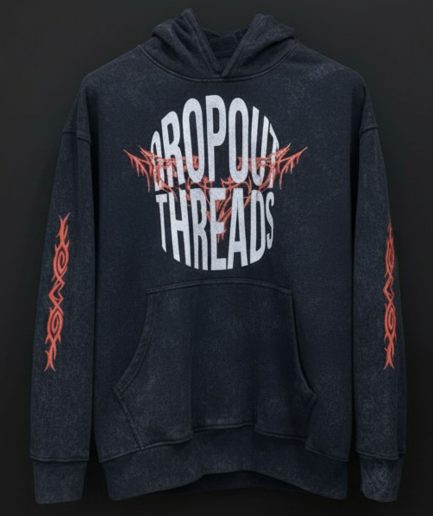 Dropout Threads Washed Hoodie – Oversized Fit