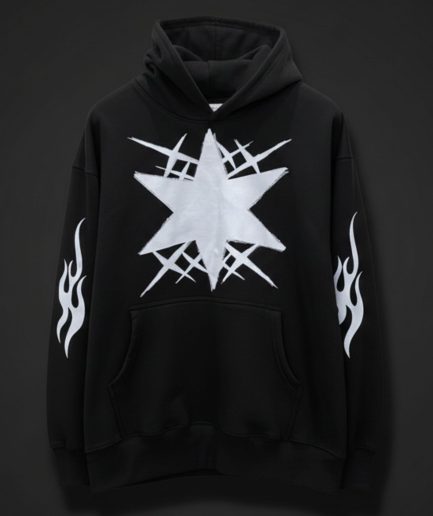 VOID STAR BLACK HOODIE – Oversized Fit